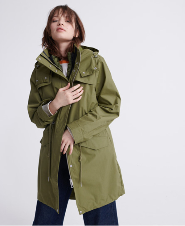  Superdry Long Sleeve Essentials Parka Coat 