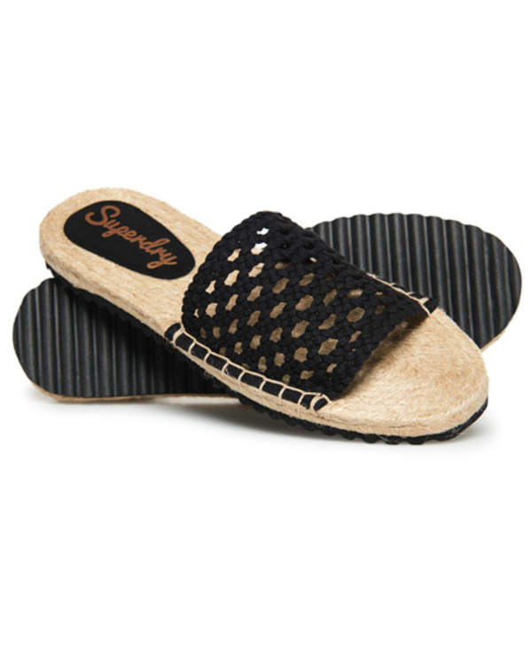  Superdry Macrame Espadrille Slides 