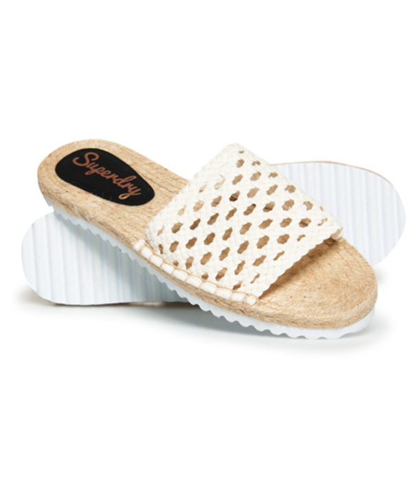  Superdry Macrame Espadrille Slides 