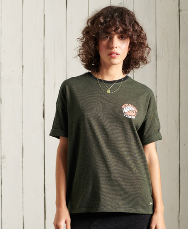  Superdry Military Narrative Boxy Tee 