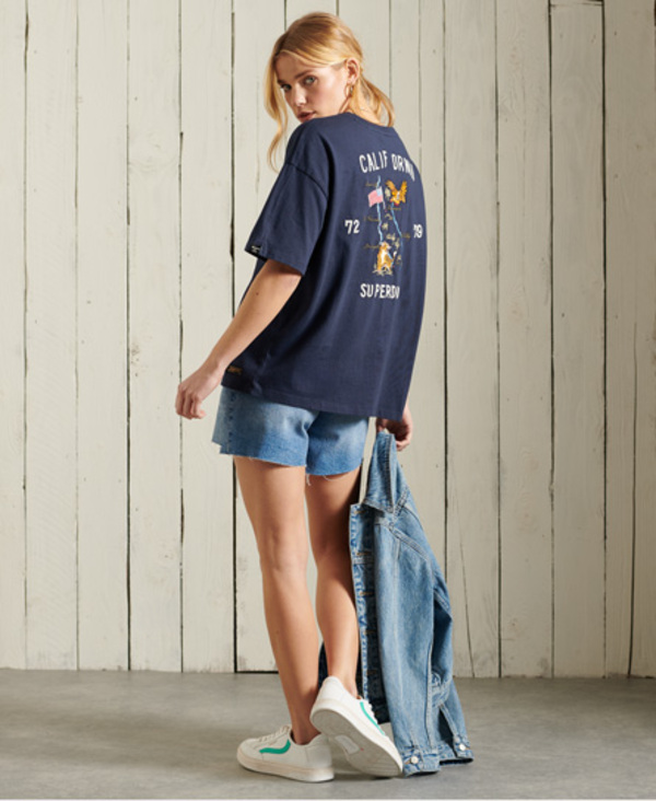  Superdry Military Narrative Boxy Tee 
