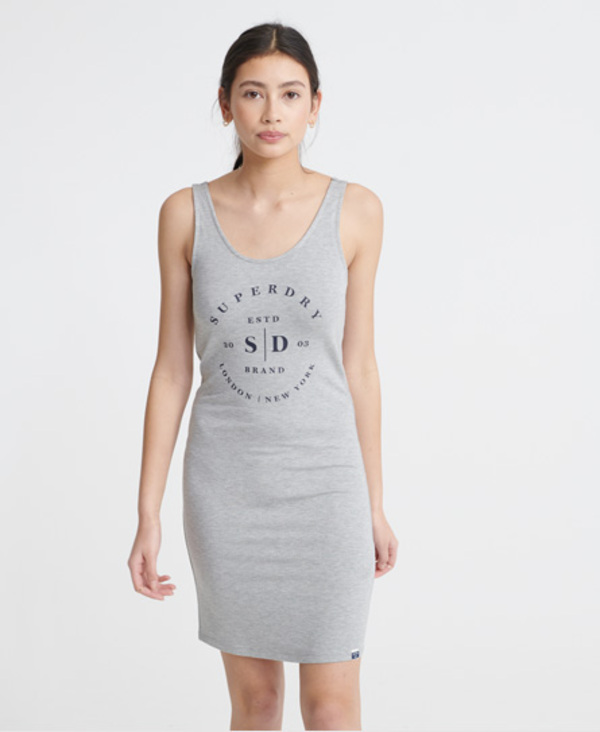  Superdry Mini Graphic Bodycon Dress 