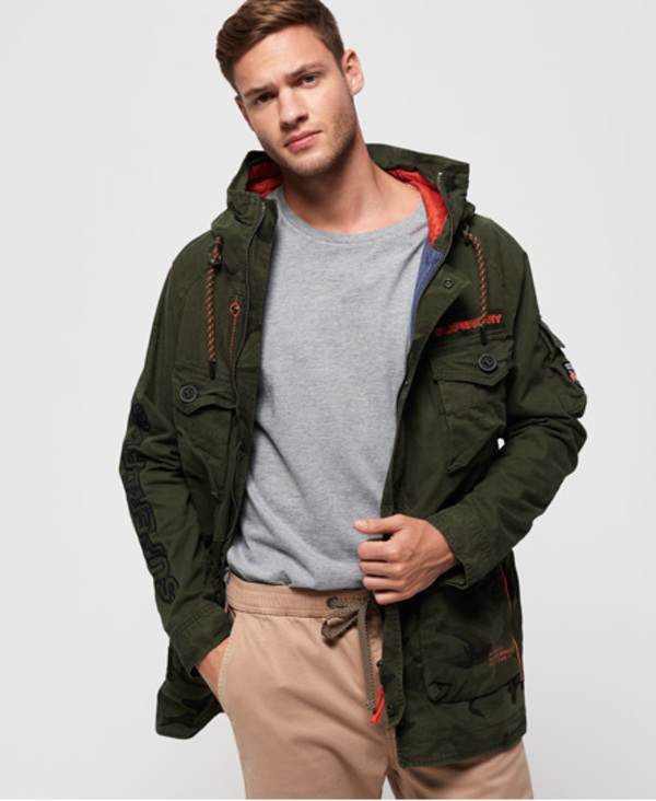  Superdry Mixed Rookie Parka Jacket 