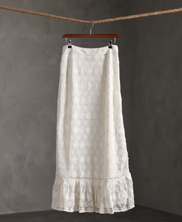  Superdry Morgan Lace Maxi Skirt 