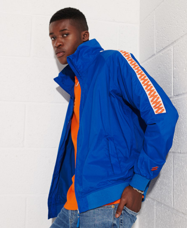  Superdry Non Hooded Track Wind Runner Jacket 