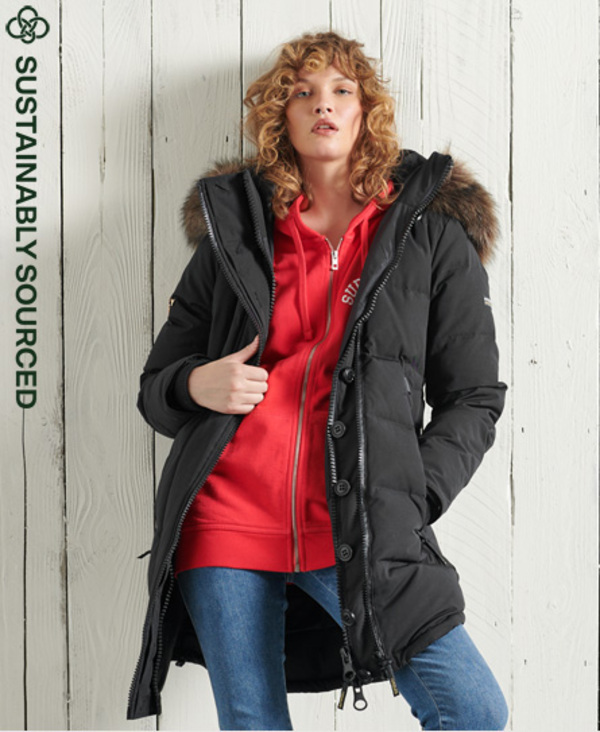  Superdry Premium Down Classics Rescue Parka Coat 