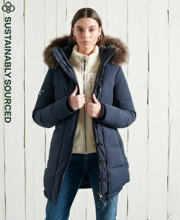  Superdry Premium Down Classics Rescue Parka Coat 