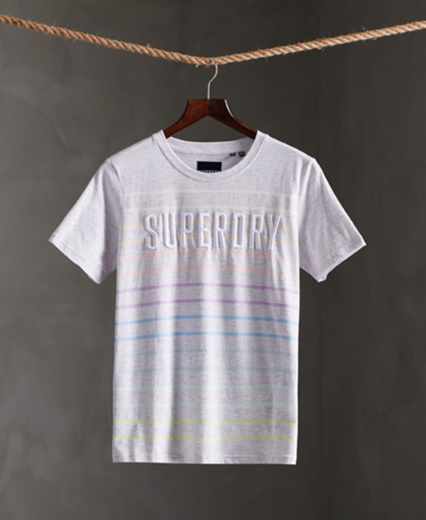  Superdry Rainbow Stripe T-shirt 