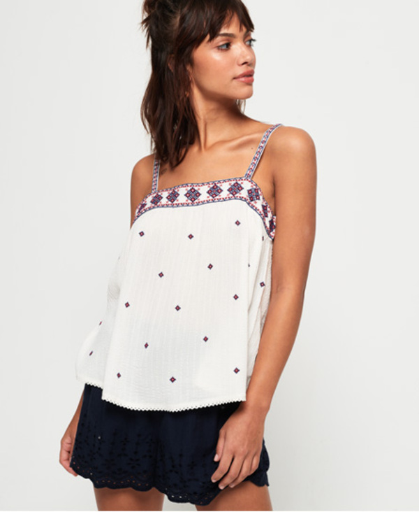  Superdry Rodeo Embroidered Cami Top 