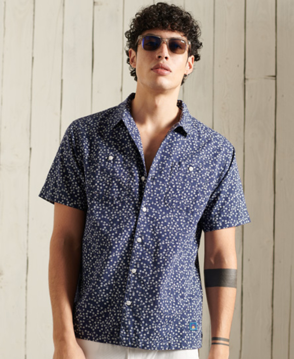  Superdry Short Sleeve Beach Shirt 