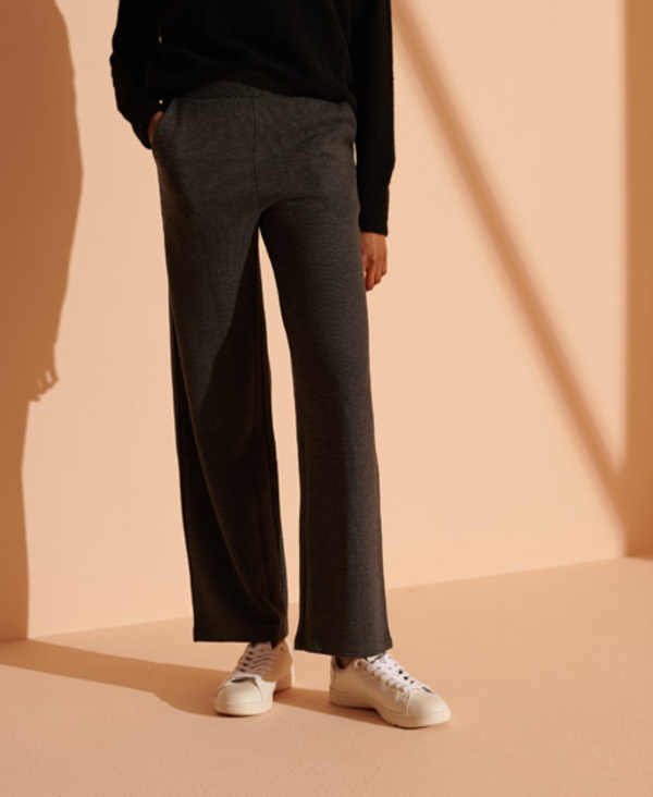  Superdry Soft Rib Wide Leg Joggers 