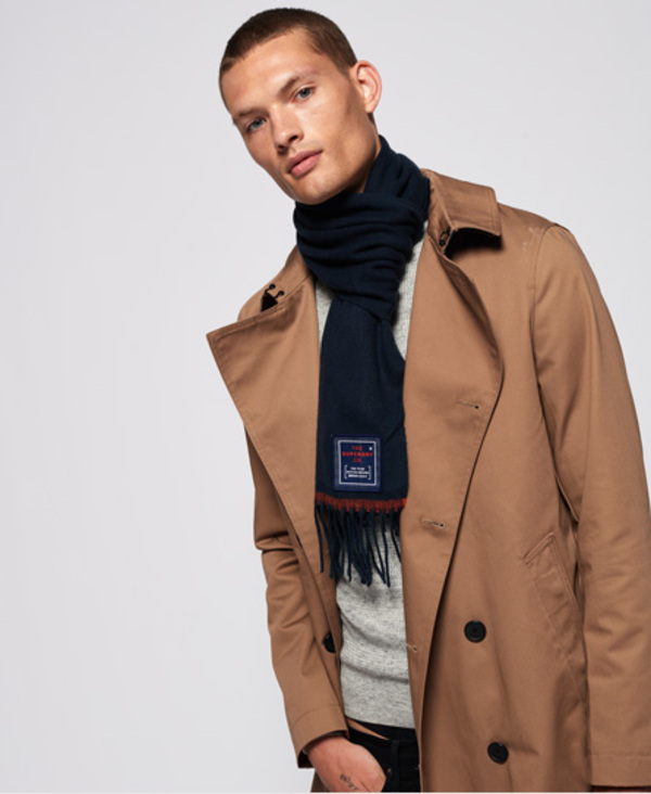  Superdry Solid Capital Tassel Scarf 