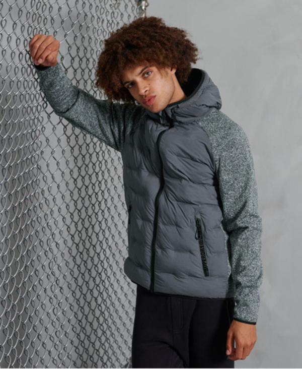  Superdry Sonic Hybrid Zip Through Jacket 