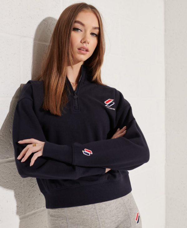  Superdry Sportstyle Essential 1/4 Zip Top 