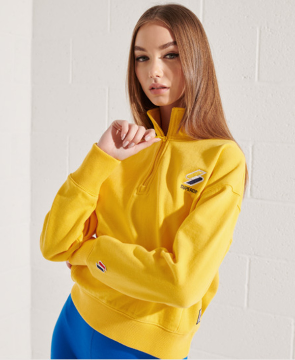  Superdry Sportstyle Essential 1/4 Zip Top 
