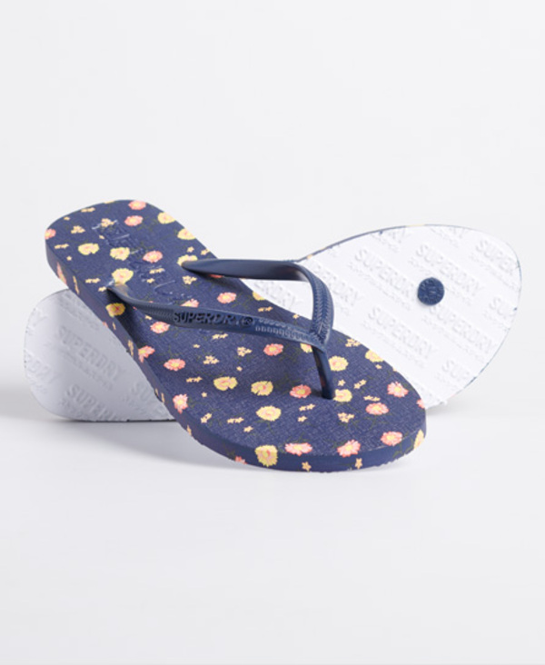  Superdry Super Sleek All Over Print Flip Flops 