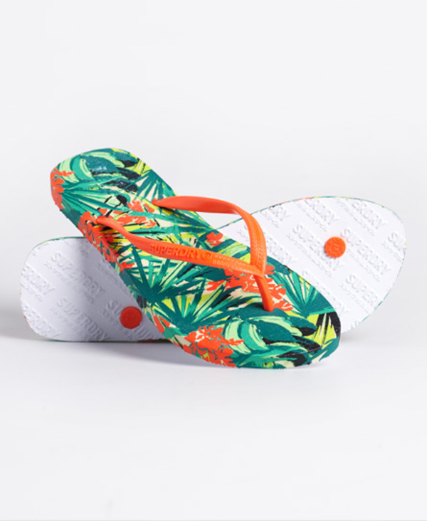  Superdry Super Sleek All Over Print Flip Flops 