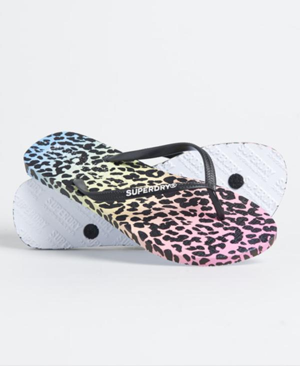  Superdry Super Sleek All Over Print Flip Flops 
