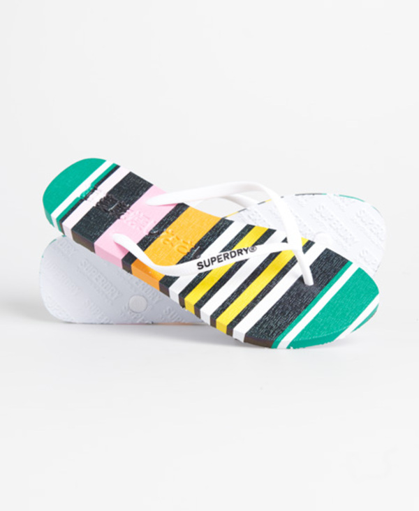  Superdry Super Sleek All Over Print Flip Flops 