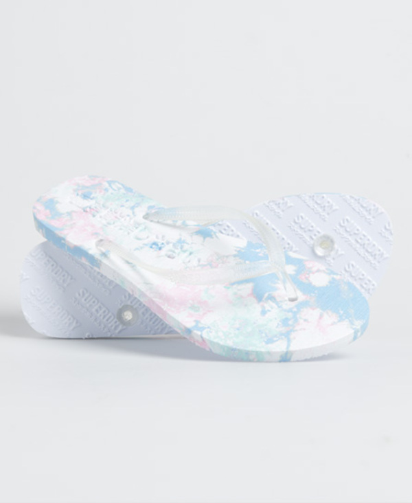  Superdry Super Sleek All Over Print Flip Flops 