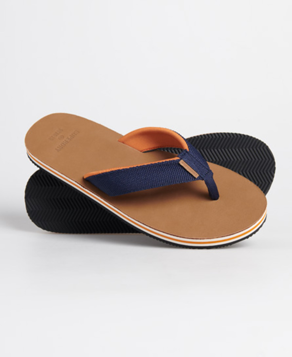  Superdry Surf Leather Flip Flops 