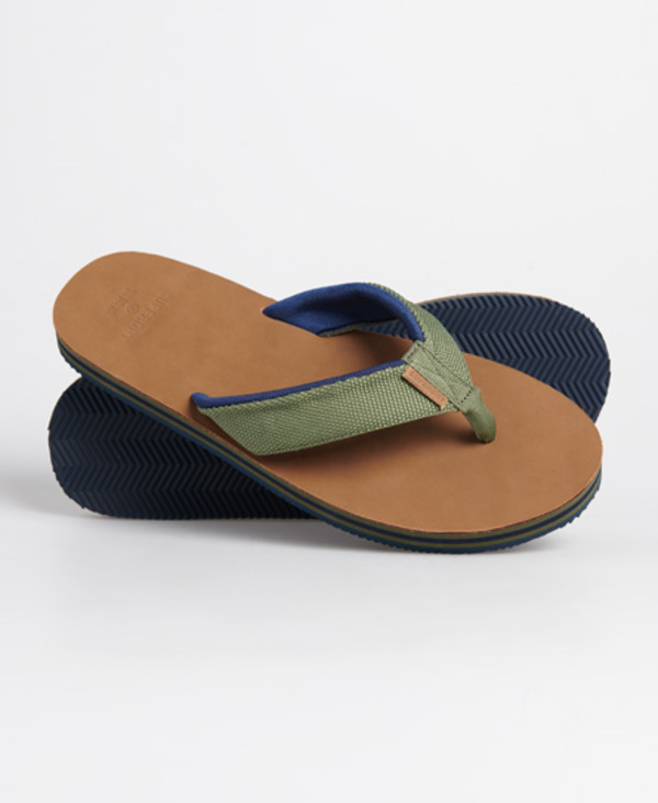  Superdry Surf Leather Flip Flops 