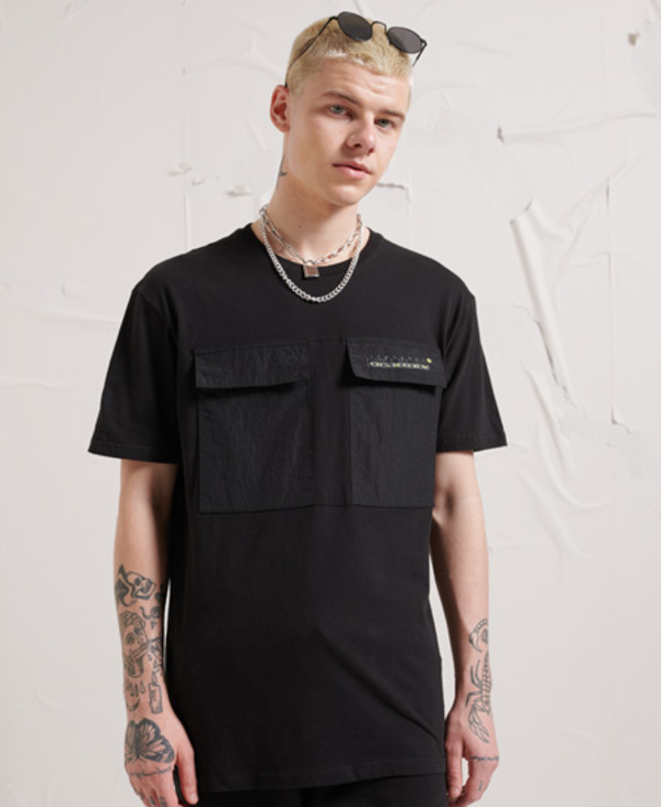  Superdry Tech Code Nylon Pocket T-shirt 
