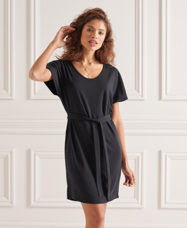  Superdry Tie Waist Mini Dress 