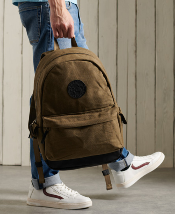  Superdry Unisex Waxed Canvas Montana Rucksack 