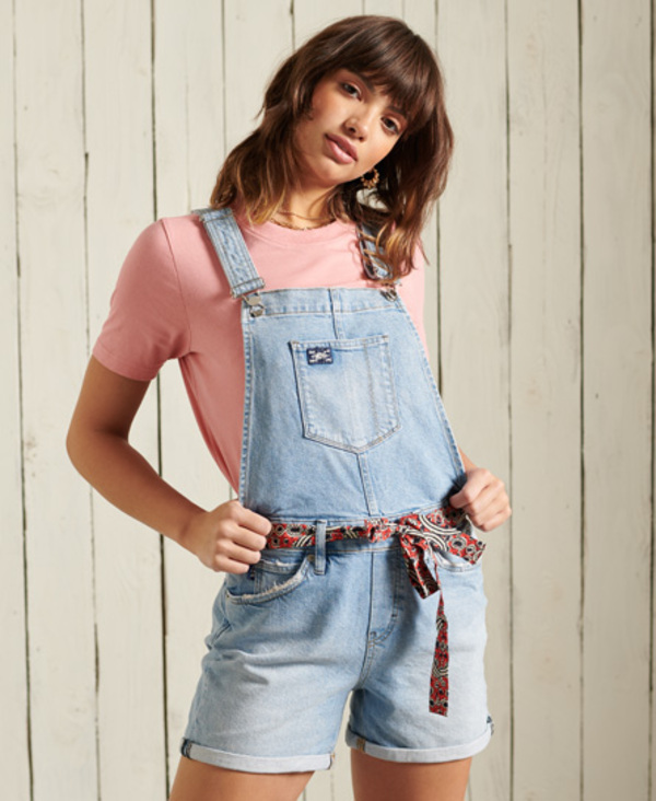  Superdry Utility Dungaree Shorts 
