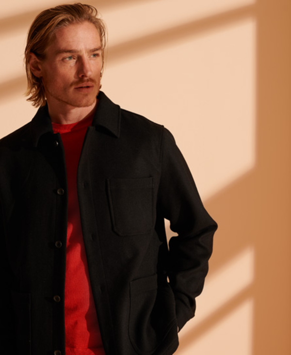  Superdry Utility Wool Over Shirt 