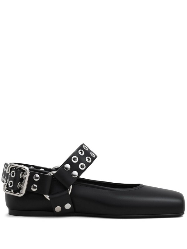  Alaïa Alaïa Leather Ballet Flat With Studs 