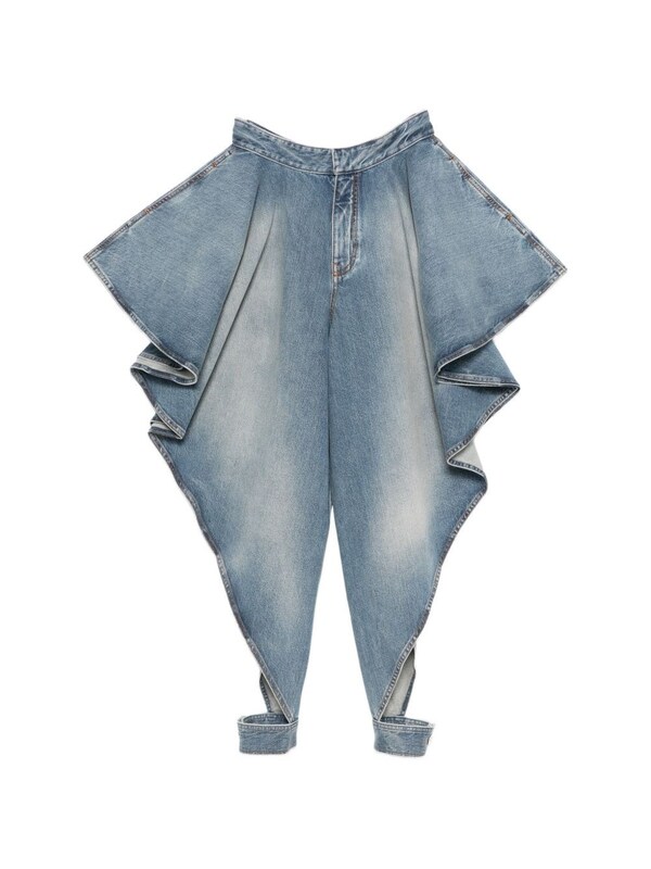  Alaïa Alaïa Panelled Denim Jeans 