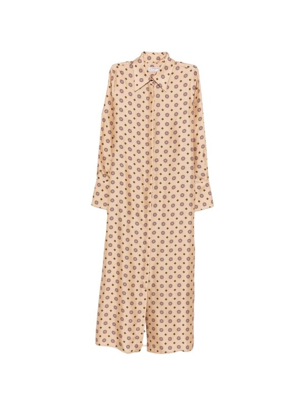  Alberto Biani Alberto Biani Silk Chemisier Dress 