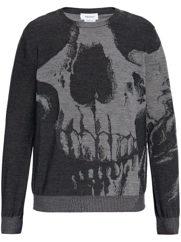  Alexander Mcqueen Alexander Mcqueen Skull Wool Sweater 