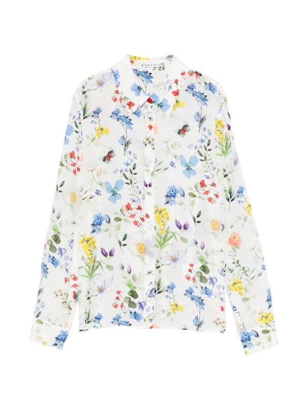  Alice+olivia Alice+olivia Willa Printed Blouse 
