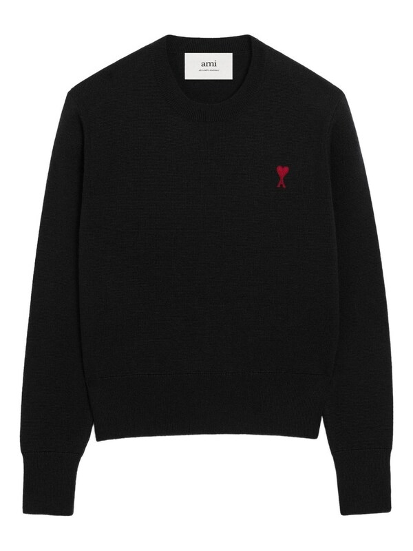  Ami Paris Ami Paris Ami De Coeur Wool Sweater 