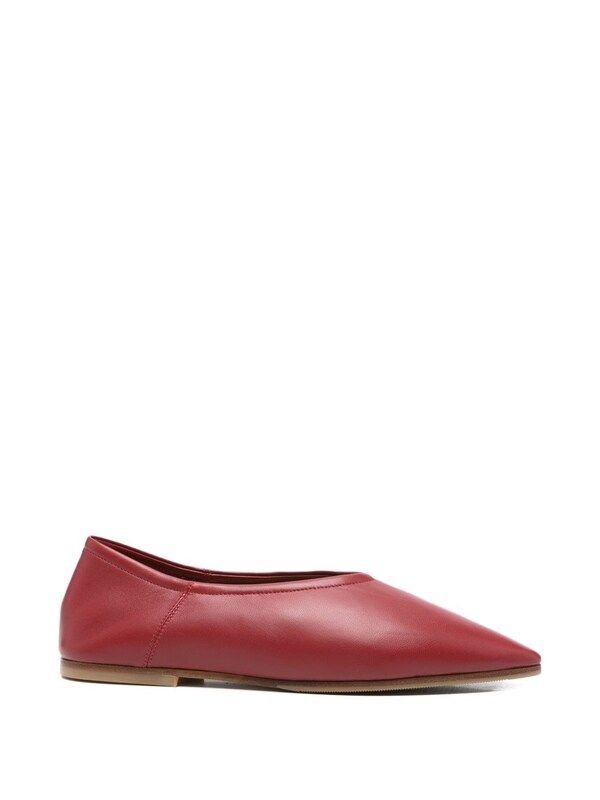  Babù Milano Babù Milano Leather Ballet Flats 