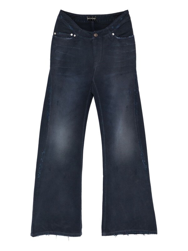  Balenciaga Balenciaga Curved Denim Jeans 