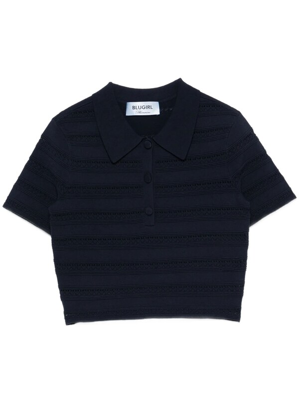  Blugirl Blugirl Crochet Polo Shirt 