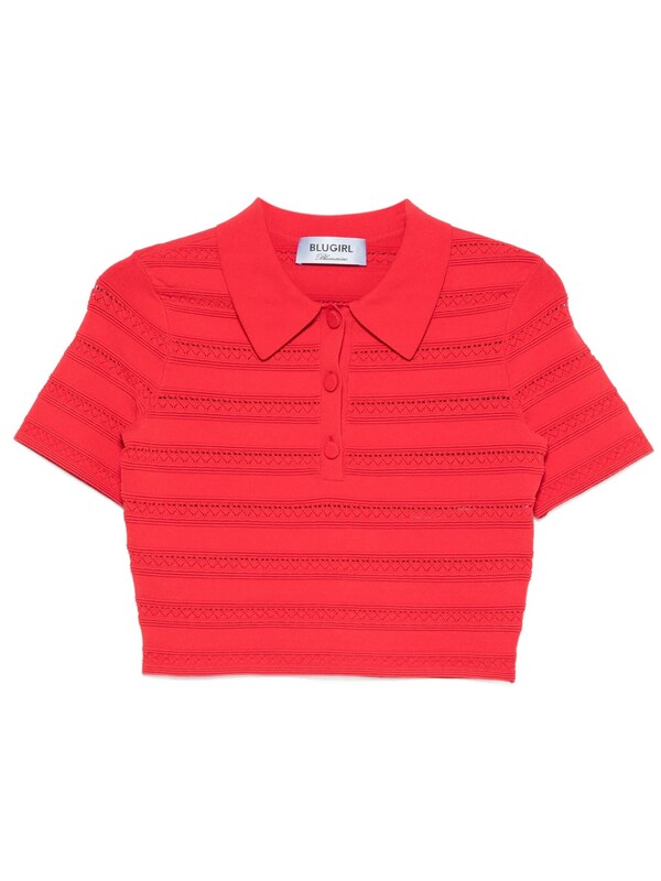  Blugirl Blugirl Crochet Polo Shirt 