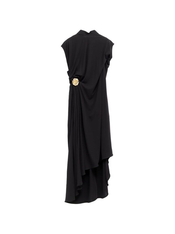  Bottega Veneta Bottega Veneta Crepe Midi Dress 