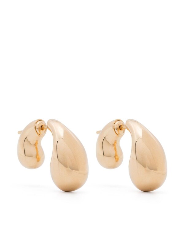  Bottega Veneta Bottega Veneta Teardrop Silver Earrings 