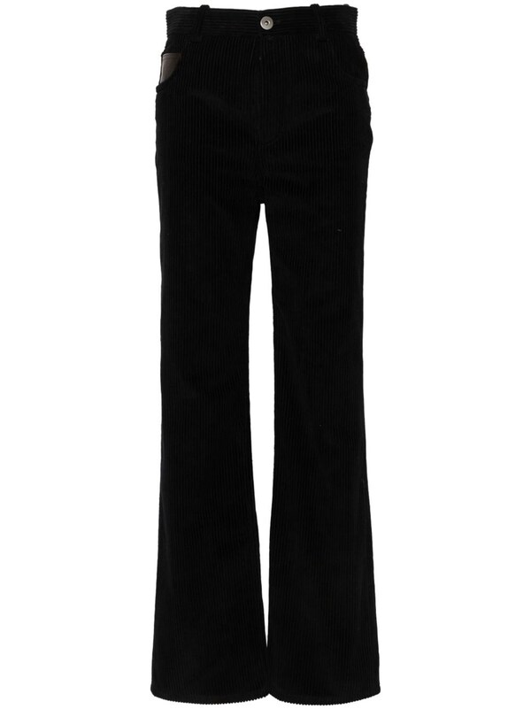  Bottega Veneta Bottega Veneta Velvet Straight Trousers 