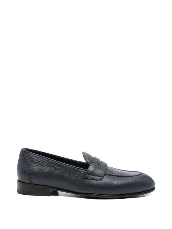  Brioni Brioni Appia Leather Penny Loafers 