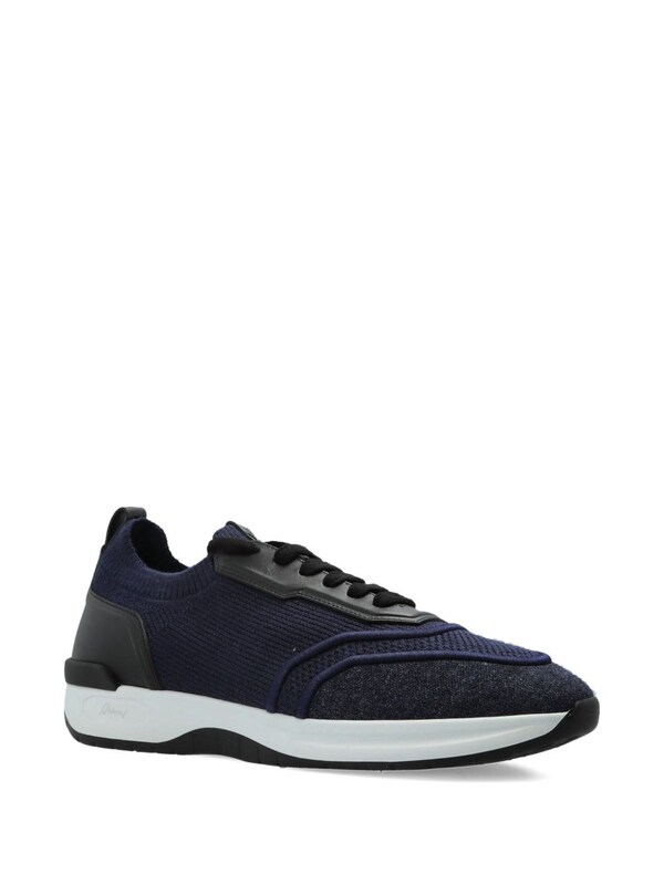  Brioni Brioni Cotton And Linen Blend Sneakers 