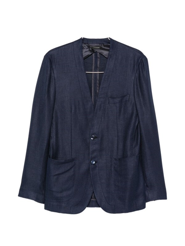  Brioni Brioni Linen And Silk Blend Jardigan 
