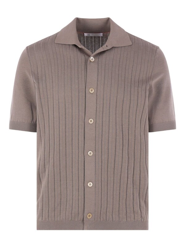  Brunello Cucinelli Brunello Cucinelli Knitted Cotton Cardigan 
