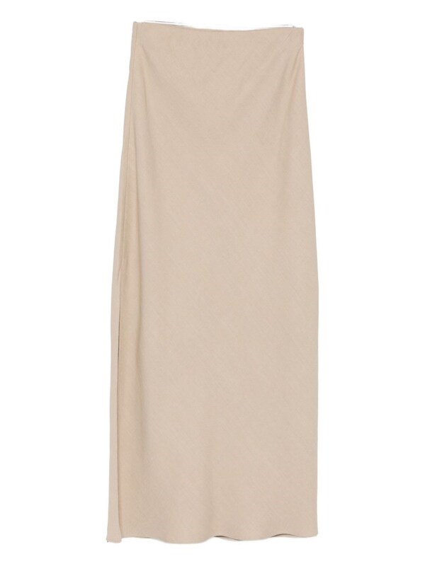  Brunello Cucinelli Brunello Cucinelli Line Blend Long Skirt 