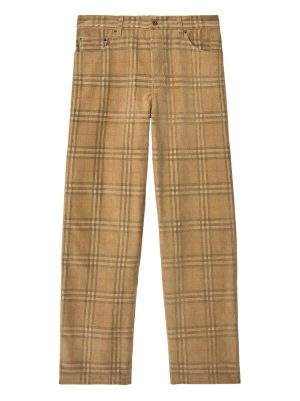  Burberry Burberry Sand Ip Check Trousers 